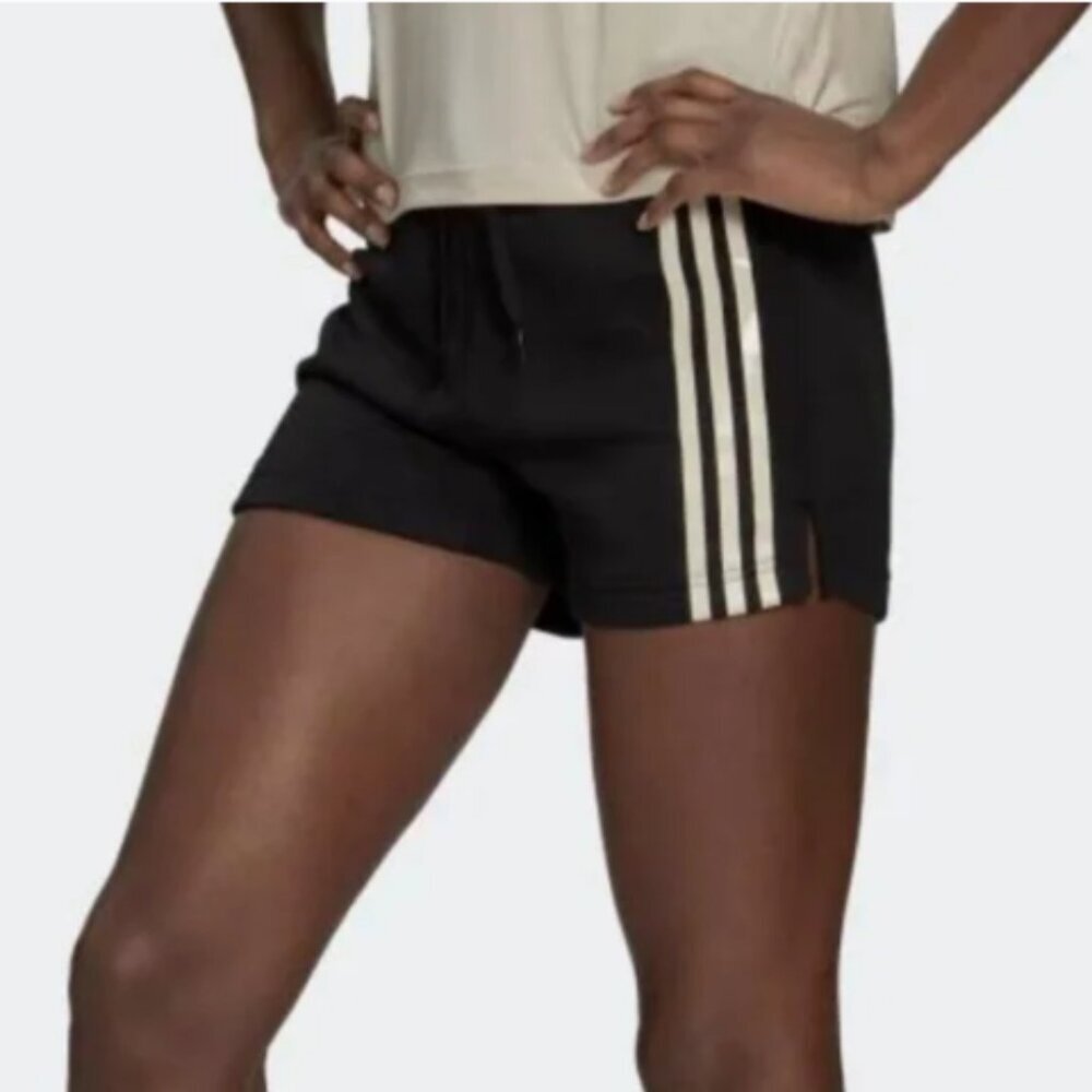 Adidas x Zoe Saldana Aeroready Multi-Sport Shorts Black Size 4X